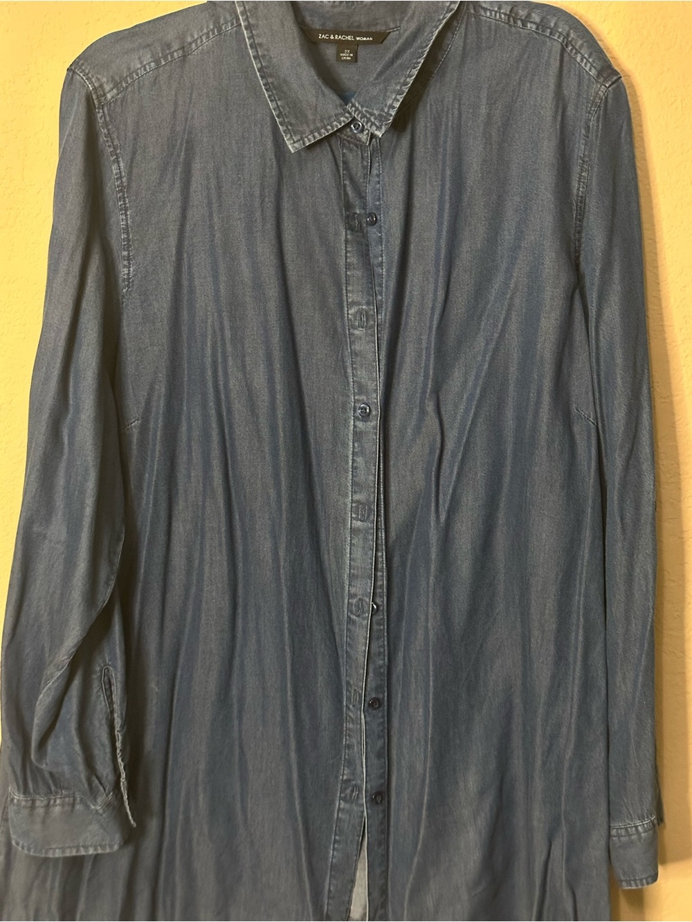 Zac & Rachel Blue Denim Woman Top - 3X